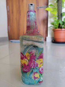 Upcycled Bottle Lamp