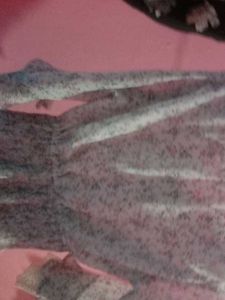 Floral Print Tie Neck Blouse