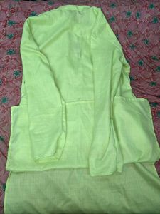 Lime Green Kurta Set