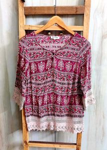 Printed Cotton Top Size-32