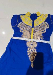 Blue Anarkali Kurti
