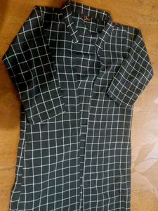 Black Checked Jacket