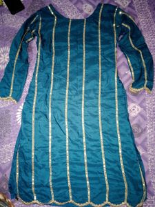 Peacock Blue Sahara Dress