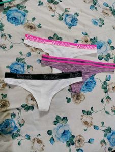 Reebok Thong Panties - 3 Pack