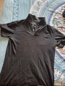 Superdry Black Polo Shirt