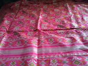 Pink Patola Saree