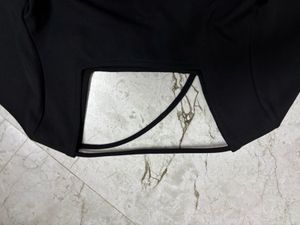 Stylish Black Long Sleeve Top-BRAND NEW WITHOUT TA
