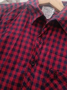 Red &amp; Black Checked Shirt