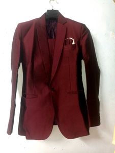 Maroon Suit &amp; Blazer