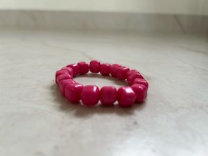 Pink Beaded Bracelet
