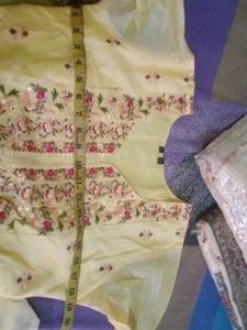 padded partywear Kurta Set