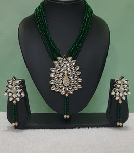 Heavy Kundan , Stone And Meenakari Necklace Set