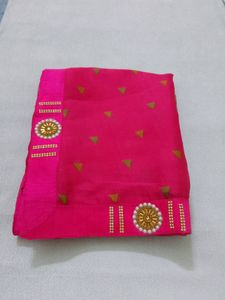 Stone Work Saree