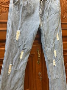 Distressed Flare Jeans