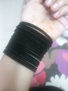 Black Velvet Bangles