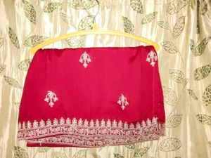 Elegant Maroon Embroidered Kurta