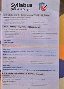 SST Educart Question Bank Class 10 Term 1