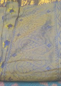 Purple with golden Design