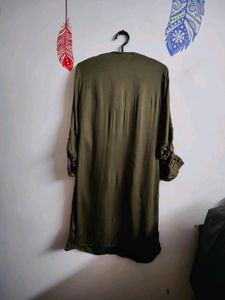 Olive Green StalkBuyLove Short Dress