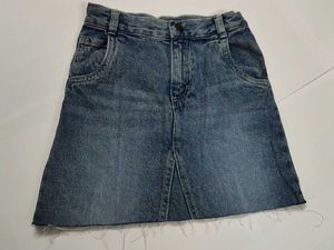 Denim Mini Skirt