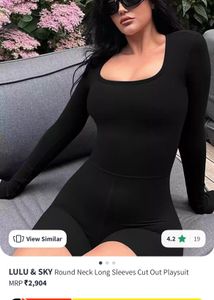 Lulu And Sky Cutout Playsuit