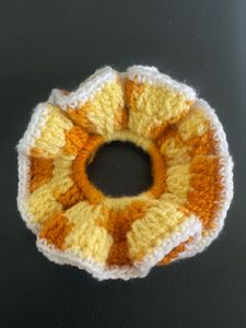 Crochet Scrunchie Made From Quality Yarn