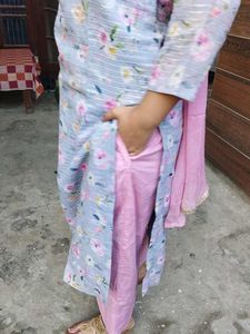 Sequin Kutri With Pants And Duppata