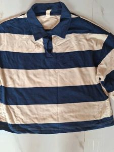 Striped Polo T-Shirt