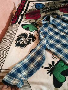 Blue Checkered Shirt