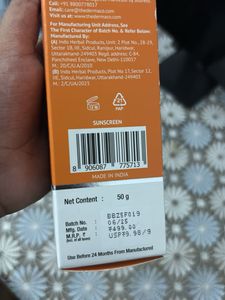 The Derma Co. Sunscreen SPF 50