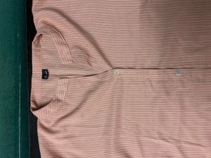 Peach Striped Kurta