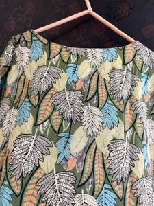 Green Colour Xxl Kurti