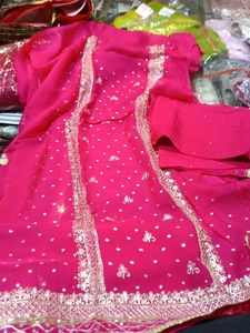 Pink Indian Dress Material