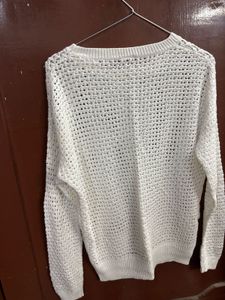 White Knit Sweater
