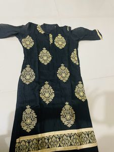 Navy Blue Kurta  Pattani Patan