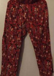 Patterned Casual Pants