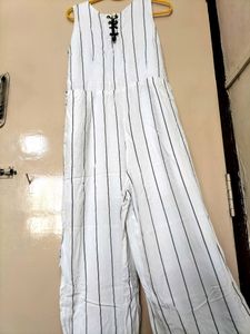 white jumpsuit