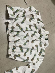 Pineapple Print Top