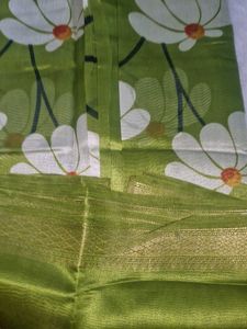 Elegant Green Saree