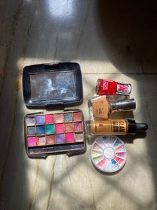 Makeup With Nail Accessories