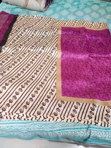Elegant Pink Paisley Saree