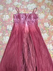 Red Ethereal Pinteresty Fairy Slit Front Dress