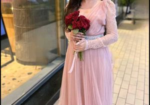 Elegant Pink Ethnic Gown