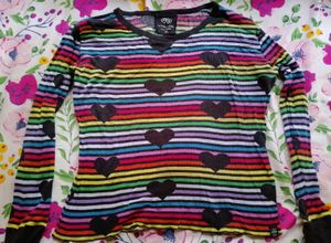 Rainbow Hearts T-shirt