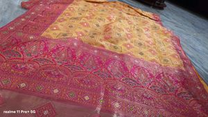Heavy Pashmina Silk Saree
