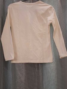 Tich Button Jacket with Flower Design At Front