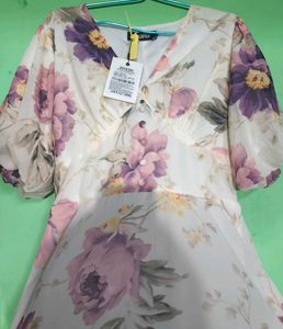 Floral Print Dress ( new)