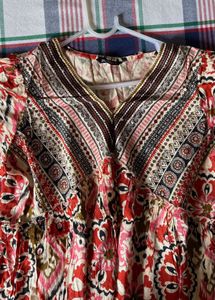 Boho Print Dress