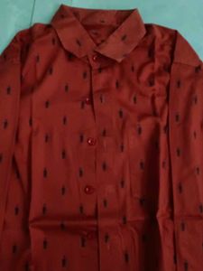 Red Patterned Shirt