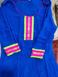 Blue &amp; Colorful Kurta